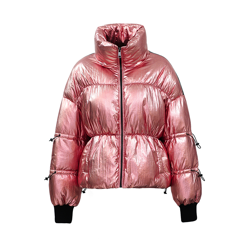 Ladies matallic warm coat / down jacket