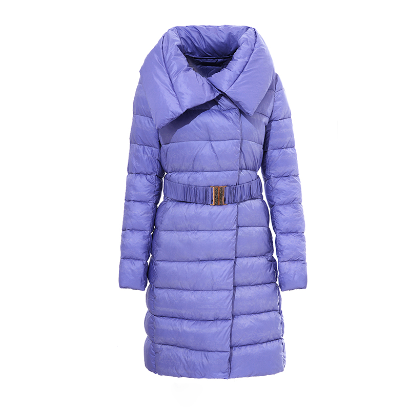 Ladies' long warm coat / down jacket