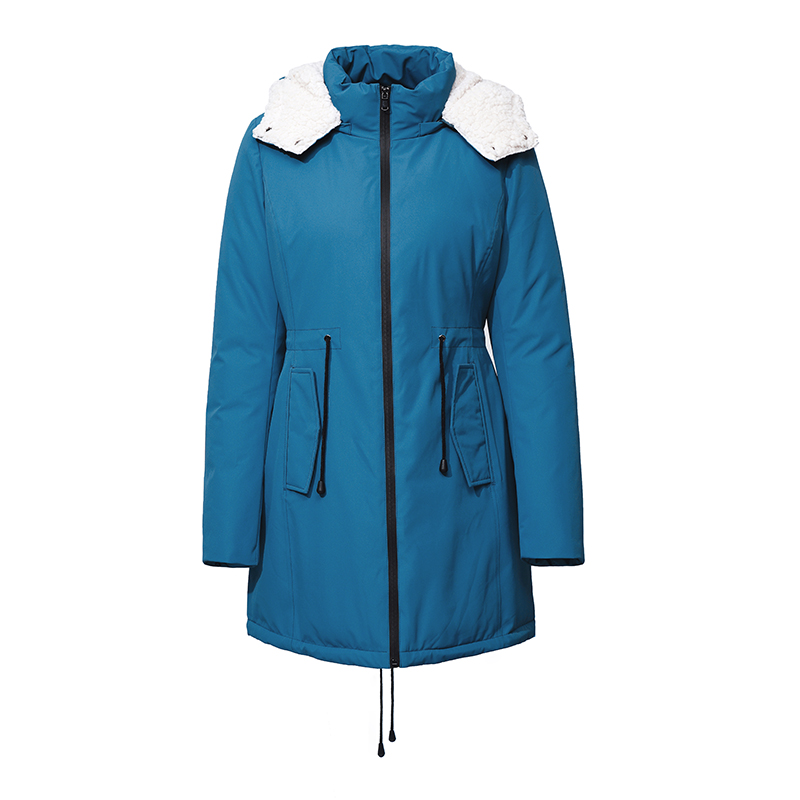 Ladies'long warm coat / down parka